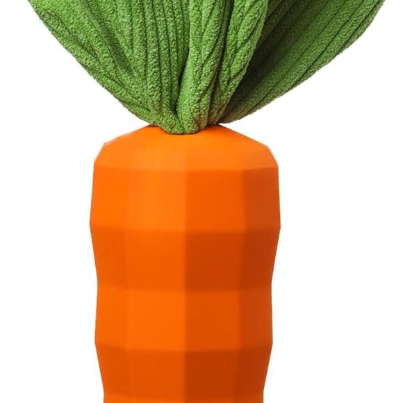 Other - Dog Squeaky Chew Toys for Aggressive Chewers, Rubber Carrot Dog Toys for Trainin